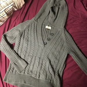 Cozy Sonoma Cable Knit Hooded Sweater